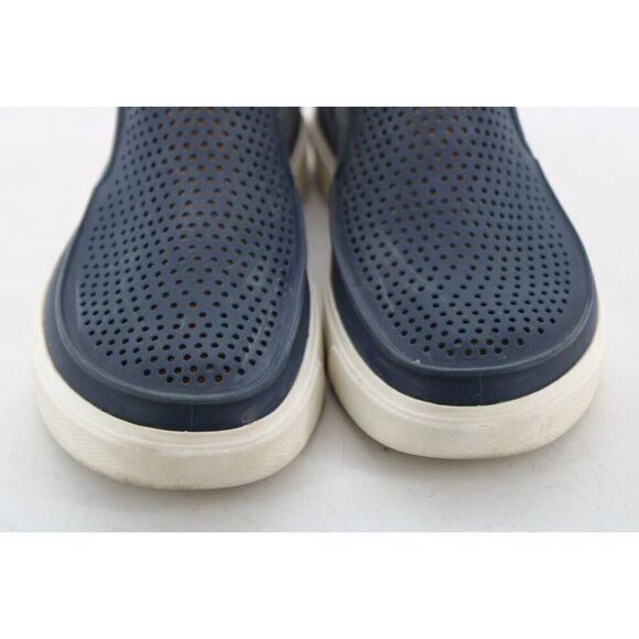 Crocs CitiLane Roka 204622 Blue Perforated Slip On Shoes Womens Size 5 - Picture 5 of 11